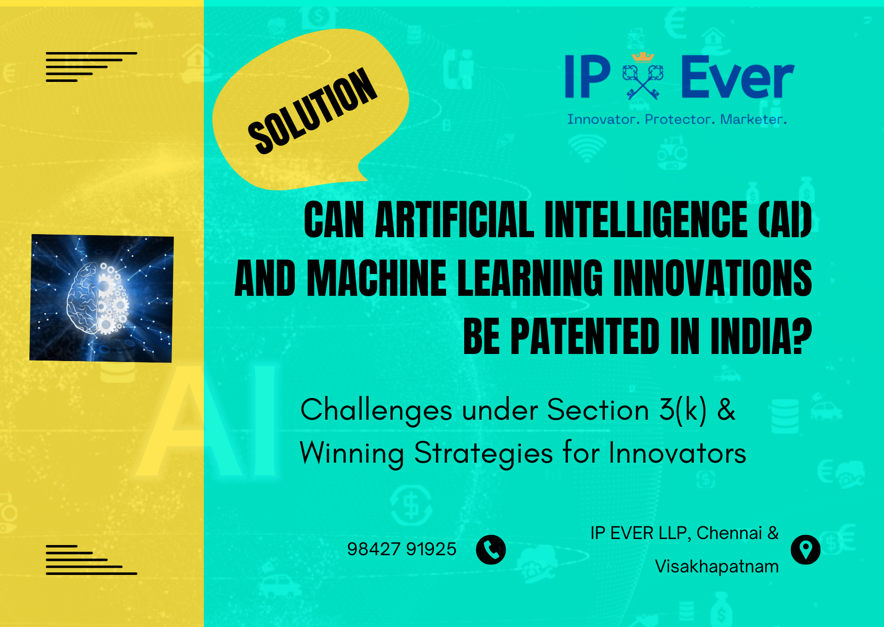Protecting AI and Machine Learning Innovations in India